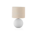 Monarch I 9632 16"H Table Lamp - Cream Ceramic/Beige Shade IMAGE 3