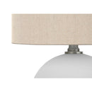 Monarch I 9632 16"H Table Lamp - Cream Ceramic/Beige Shade IMAGE 4