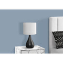 Monarch I 9639 18"H Table Lamp - Black/Ivory Shade IMAGE 2