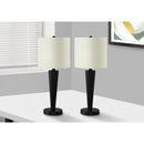 Monarch I 9643 24"H Table Lamp - Black/Ivory/Usb IMAGE 1