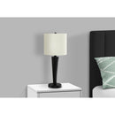 Monarch I 9643 24"H Table Lamp - Black/Ivory/Usb IMAGE 2