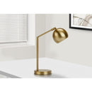 Monarch I 9644 19"H Table Lamp - Gold Metal/Gold Shade IMAGE 1