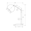 Monarch I 9644 19"H Table Lamp - Gold Metal/Gold Shade IMAGE 6