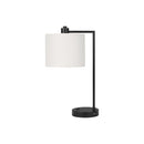 Monarch I 9646 19"H Table Lamp - Black Metal/Ivory Shade /Usb IMAGE 3