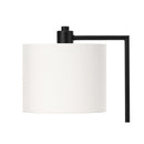 Monarch I 9646 19"H Table Lamp - Black Metal/Ivory Shade /Usb IMAGE 4