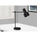 Monarch I 9647 21"H Table Lamp - Black Metal/Black Shade/Usb IMAGE 1