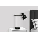Monarch I 9647 21"H Table Lamp - Black Metal/Black Shade/Usb IMAGE 2