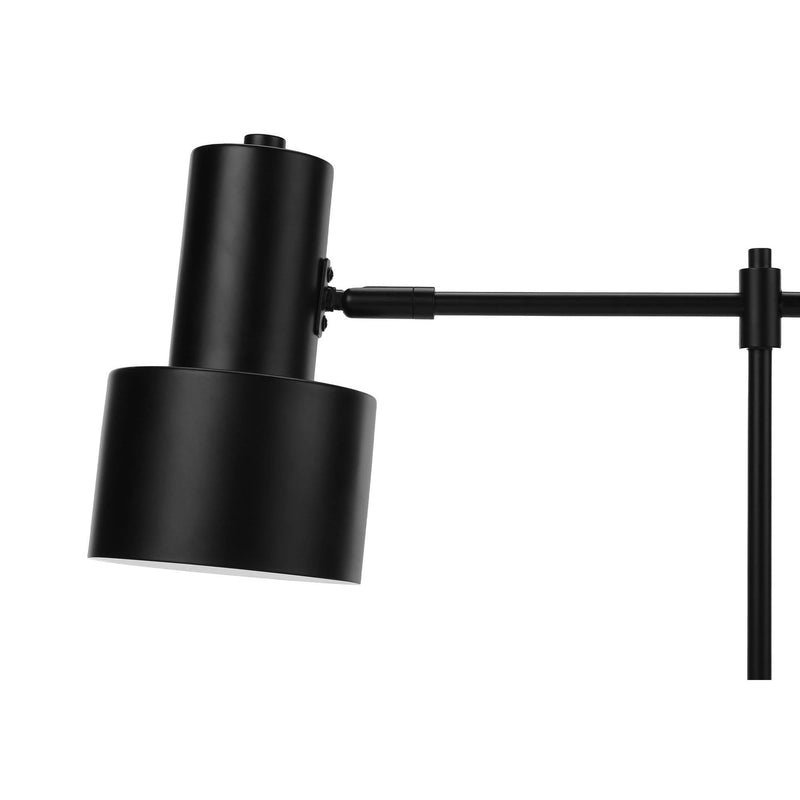 Monarch I 9647 21"H Table Lamp - Black Metal/Black Shade/Usb IMAGE 4