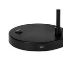 Monarch I 9647 21"H Table Lamp - Black Metal/Black Shade/Usb IMAGE 5