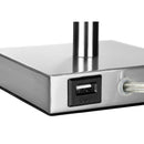 Monarch I 9649 17"H Table Lamp - Nickel Metal/Ivory/Usb IMAGE 6