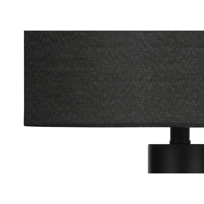 Monarch I 9658 28"H Table Lamp - Black Metal/Black Shade IMAGE 4