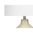 Monarch I 9702 24"H Table Lamp - Beige Concrete/Ivory Shade IMAGE 5
