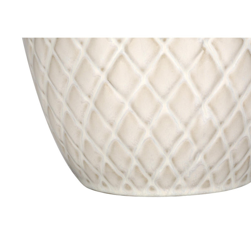 Monarch I 9707 25"H Table Lamp - Cream Ceramic/Ivory Shade IMAGE 4