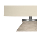 Monarch I 9714 25"H Table Lamp - Cream Concrete/Beige Shade IMAGE 5