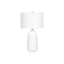 Monarch I 9716 26"H Table Lamp - Cream Ceramic/Ivory Shade IMAGE 3