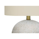 Monarch I 9717 20"H Table Lamp - Grey Concrete/Ivory Shade IMAGE 5