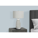 Monarch I 9725 27"H Table Lamp - Grey Ceramic/Grey Shade IMAGE 2