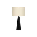 Monarch I 9726 27"H Table Lamp - Black Resin/Beige Shade IMAGE 3