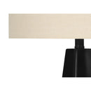 Monarch I 9726 27"H Table Lamp - Black Resin/Beige Shade IMAGE 5