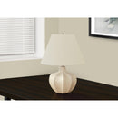 Monarch I 9733 21"H Table Lamp - Cream Resin /Ivory Shade IMAGE 1