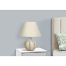 Monarch I 9733 21"H Table Lamp - Cream Resin /Ivory Shade IMAGE 2
