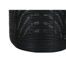 Monarch I 9734 23"H Table Lamp - Black Rattan/Ivory Shade IMAGE 4