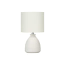 Monarch I 9741 17"H Table Lamp - Cream Ceramic/Ivory Shade IMAGE 3
