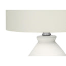 Monarch I 9741 17"H Table Lamp - Cream Ceramic/Ivory Shade IMAGE 5