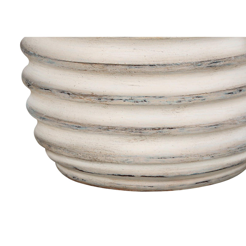 Monarch I 9742 28"H Table Lamp - Cream Resin/Ivory Shade IMAGE 4