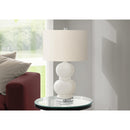 Monarch I 9744 25"H Table Lamp - Cream Ceramic/Ivory Shade IMAGE 1