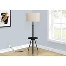 Monarch I 9745 63"H Tripod Floor Lamp - Black Metal/Usb IMAGE 2