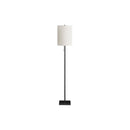 Monarch I 9758 62"H Floor Lamp - Black Metal/Ivory Shade IMAGE 3