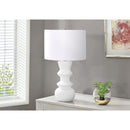 Monarch I 9762 26"H Table Lamp - Cream Ceramic/Ivory Shade IMAGE 1
