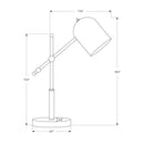 Monarch I 9766 18"H Table Lamp - Brass Metal/Black Shade IMAGE 4