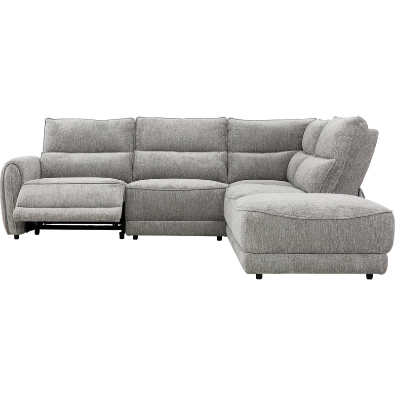 Primo International Stephanie Power Reclining Fabric 5 pc Sectional