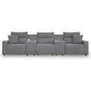  Signature Design by Ashley Modmax 65906S14 5 pc Power Reclining Sectional IMAGE 1