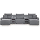  Signature Design by Ashley Modmax 65906S15 5 pc Power Reclining Sectional with Chaise IMAGE 1