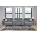  Signature Design by Ashley Modmax 65906S16 5 pc Power Reclining Sectional with Chaise IMAGE 5