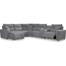  Signature Design by Ashley Modmax 65906S19 6 pc Power Reclining Sectional with Chaise IMAGE 1