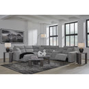  Signature Design by Ashley Modmax 65906S19 6 pc Power Reclining Sectional with Chaise IMAGE 6