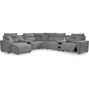  Signature Design by Ashley Modmax 65906S20 7 pc Power Reclining Sectional with Chaise IMAGE 1