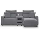  Signature Design by Ashley Modmax 65906S5 3 pc Power Reclining Sectional with Chaise IMAGE 1