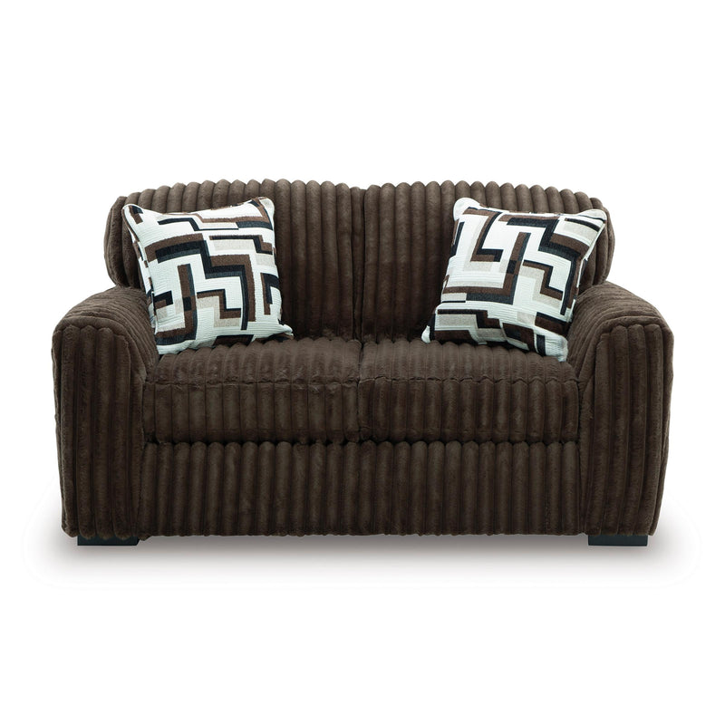  Signature Design by Ashley Midnight-Madness 9810435 Loveseat IMAGE 2