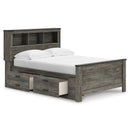  Signature Design by Ashley Frandern B4480B9 Full Bookcase Panel Bed with Storage IMAGE 2