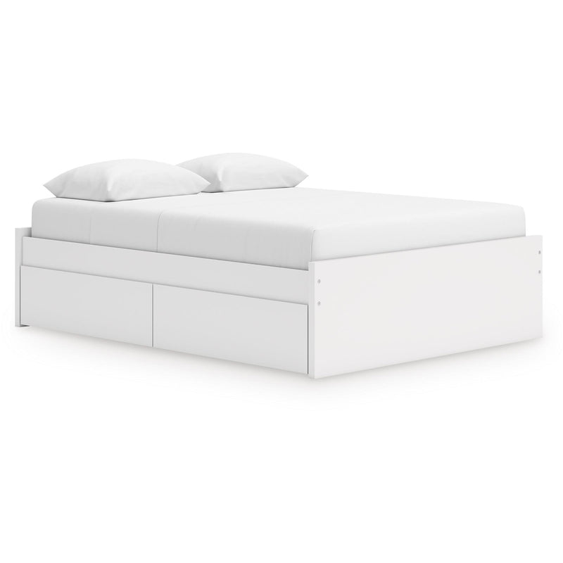  Signature Design by Ashley Onita EB9630B22 Queen Platform Bed with 1 Side Storage IMAGE 1