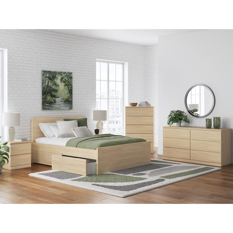  Signature Design by Ashley Onita EB9632B12 Queen Panel Platform Bed with 1 Side Storage IMAGE 10