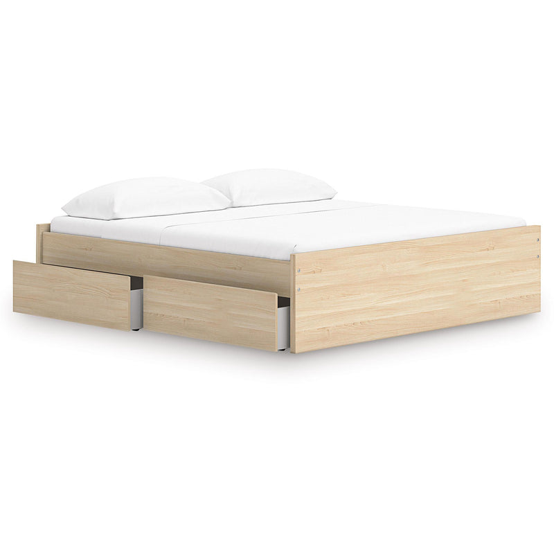  Signature Design by Ashley Onita EB9632B21 King Platform Bed with 2 Side Storage IMAGE 2
