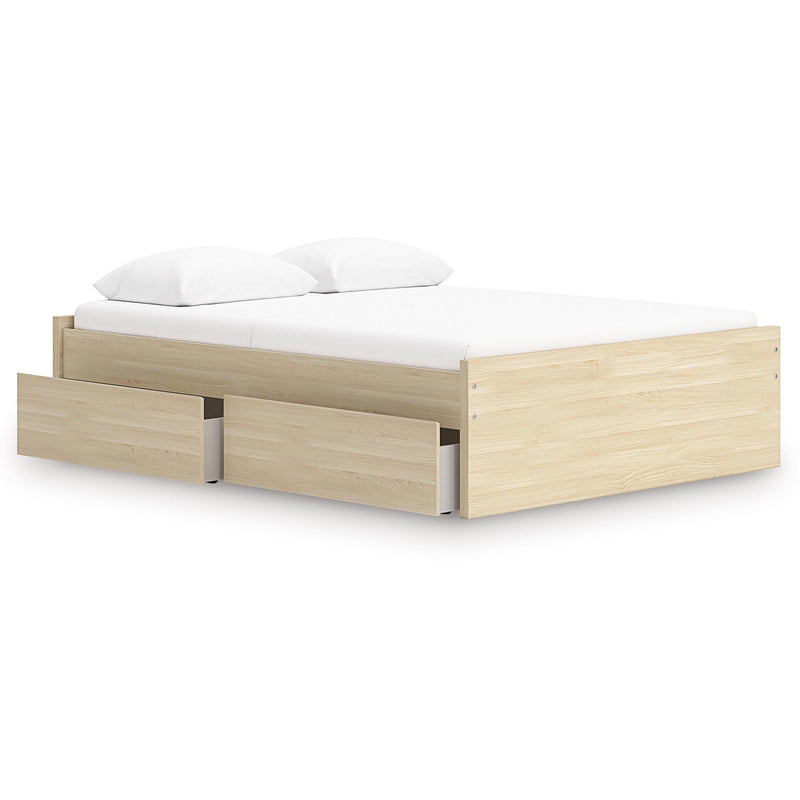  Signature Design by Ashley Onita EB9632B9 Queen Platform Bed with 1 Side Storage IMAGE 2