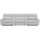  Signature Design by Ashley Social Pointe PC98802S14 5 pc Power Reclining Sectional IMAGE 1