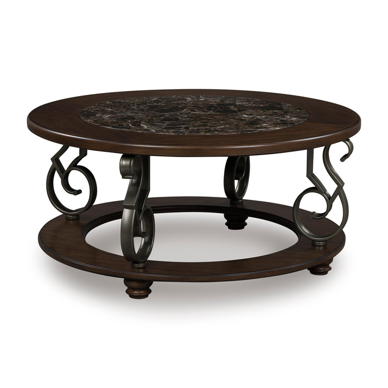 Signature Design by Ashley Frallyn T623-8 Round Cocktail Table IMAGE 1